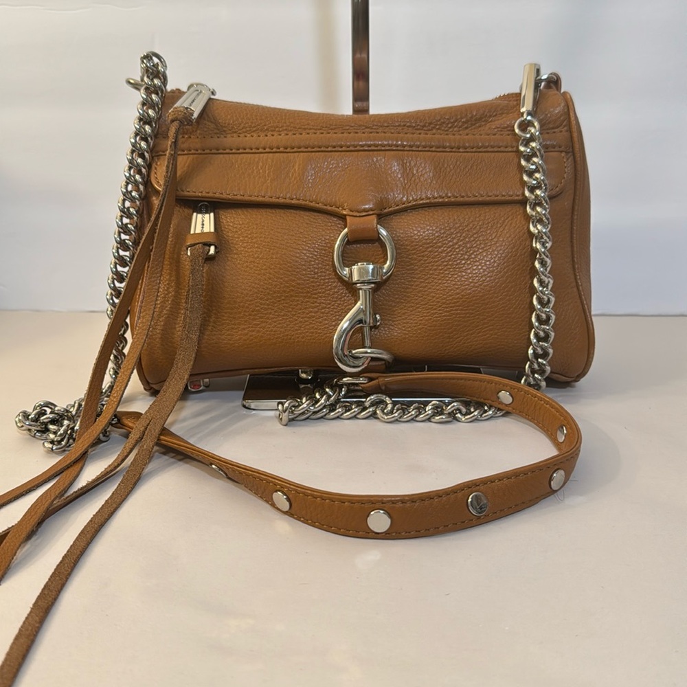 Rebecca Minkoff Bag wristl and crossbody organizer color champagne